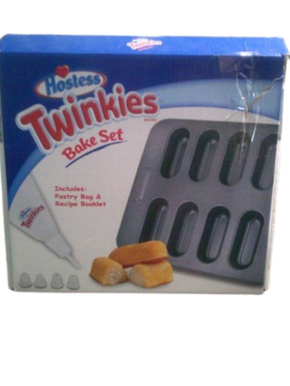 Hostess Twinkies Bake Set Pan With Pastry Bag Tips & Recipe Booklet 2012